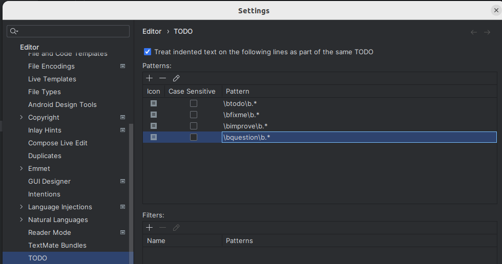 Scenario 1: Across columns